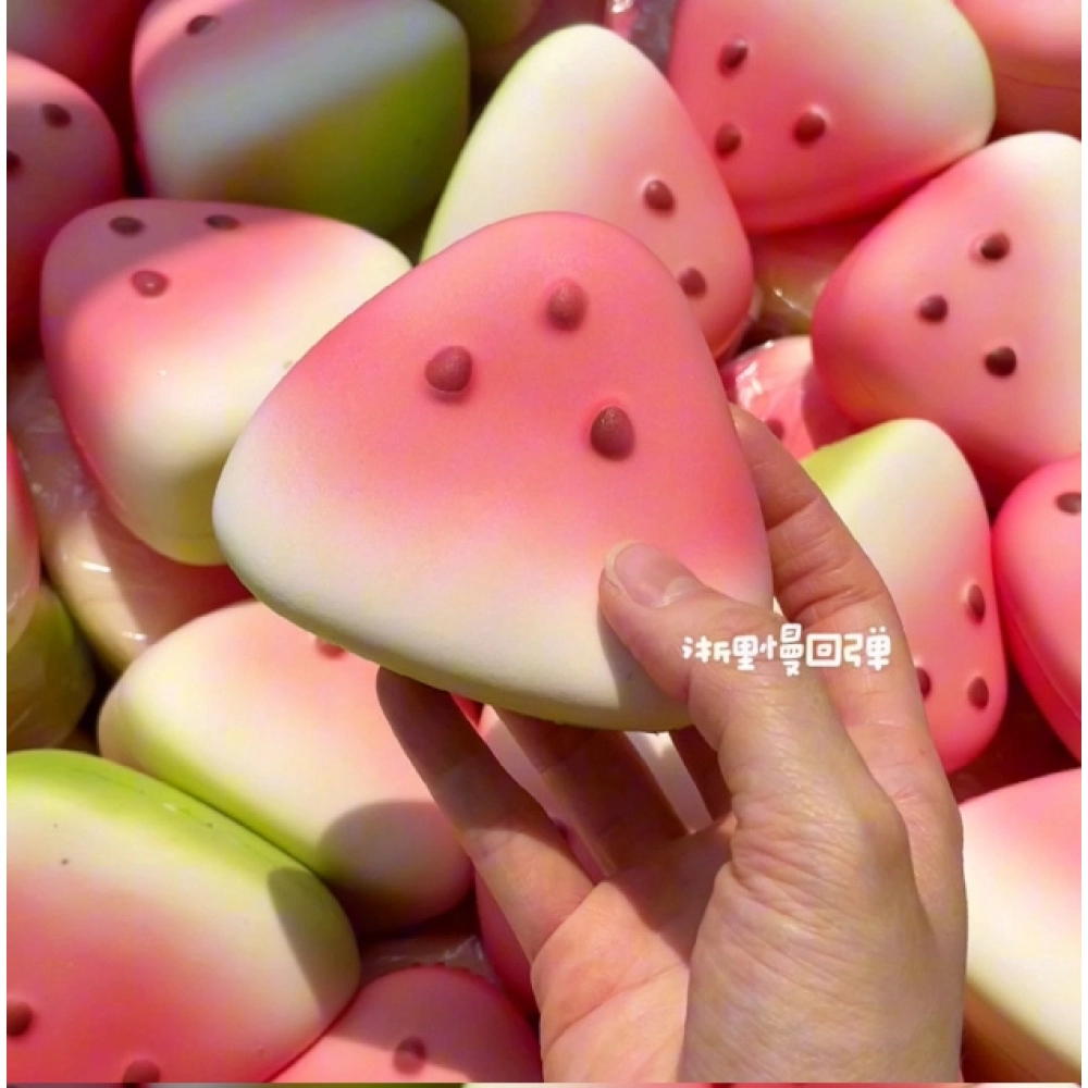 Summer Watermelon Pinch Music Slow Rebound Toy Wet Soft with Fragrance Stress Relieving Hair Leaky toys