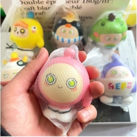Netbag Egg Boy Party Pinch Music Stress Relieving Toy Slow Rebound Release Artifact Cartoon Stress Relieving Student Small gift items