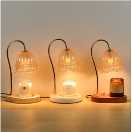 Home wax melting device, personalized ornament, aromatherapy lamp, melting candle lamp, Christmas birthday gift, table lamp Molten wax lamp