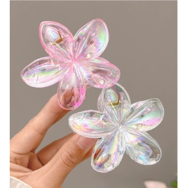 Laser mermaid girl egg flower hair clip, women's back of the head, half zip hair clip, shark clip, hair clip, hair accessory